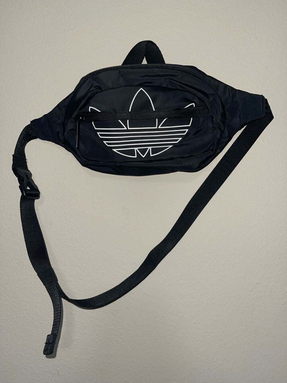 Adidas Originals National Waist Fanny Pack Black White